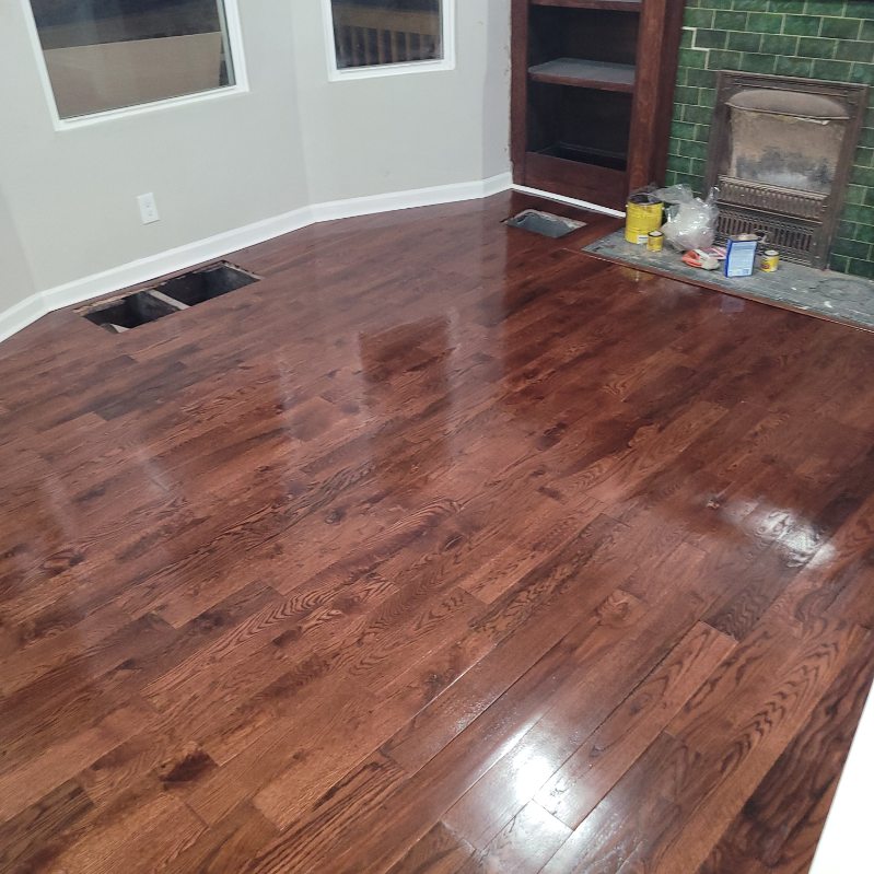 Vinyl Flooring Project
