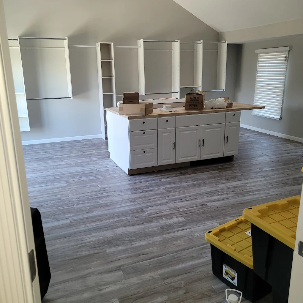 Vinyl Flooring Project